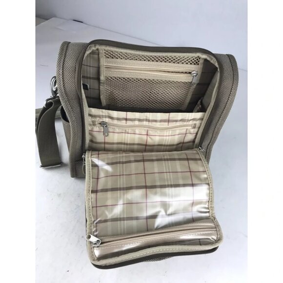 World Bound‎ Unisex Beige Brown Detachable Strap Bottle Pocket Carry-Ons Bag - Picture 7 of 10